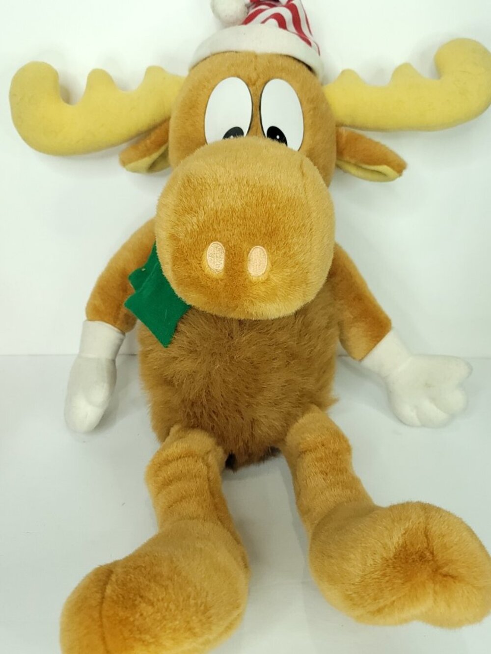 Rocky and Bullwinkle And Friends Toy Network Plush Moose Stuffed Large Giant 23"